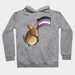 Asexual Pride Armadillo Hoodie